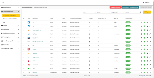 SMART IPTV + OTT Platform